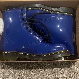 blue Dr. Martens (worn once)